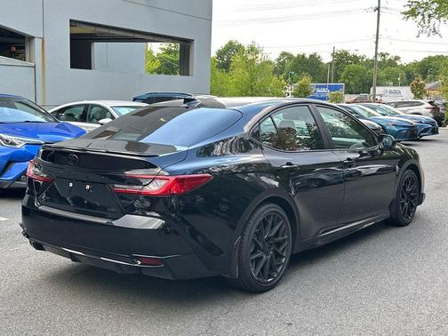 Midnight Black Metallic 2025 Toyota Camry XSE