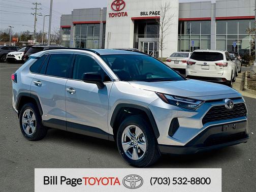 Silver Sky Metallic 2025 Toyota RAV4 Hybrid LE