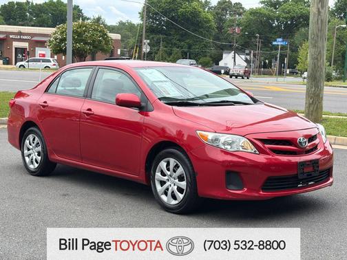 Barcelona Red Metallic 2012 Toyota Corolla LE