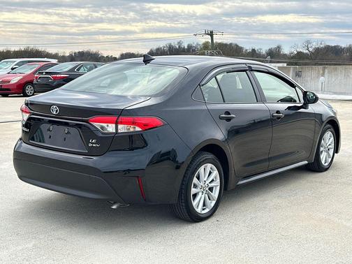 Midnight Black Metallic 2025 Toyota Corolla Hybrid LE