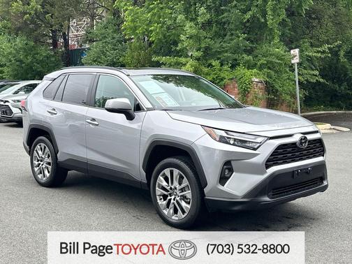 Silver Sky Metallic 2025 Toyota RAV4 XLE Premium
