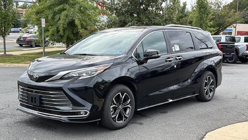 Midnight Black Metallic 2026 Toyota Sienna Platinum