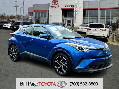 Blue 2018 Toyota C-HR XLE Premium