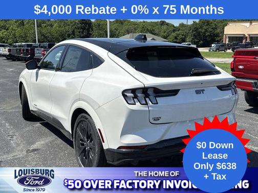 Star White Metallic Tri-Coat 2025 Ford Mustang Mach-E GT