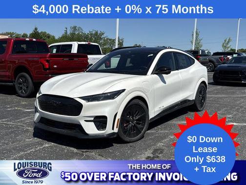 Star White Metallic Tri-Coat 2025 Ford Mustang Mach-E GT