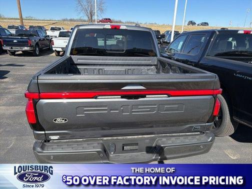 Carbonized Gray Metallic 2025 Ford F-150 Lightning Platinum