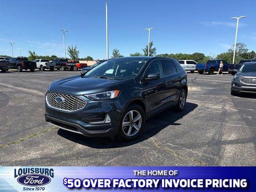 Stone Blue Metallic 2024 Ford Edge SEL