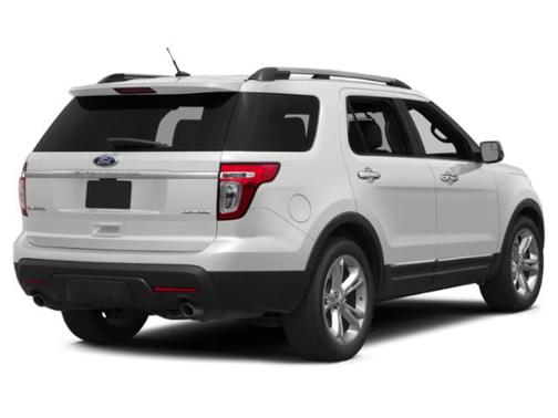 White Platinum Metallic Tri-Coat 2015 Ford Explorer Limited