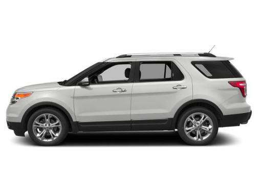 White Platinum Metallic Tri-Coat 2015 Ford Explorer Limited