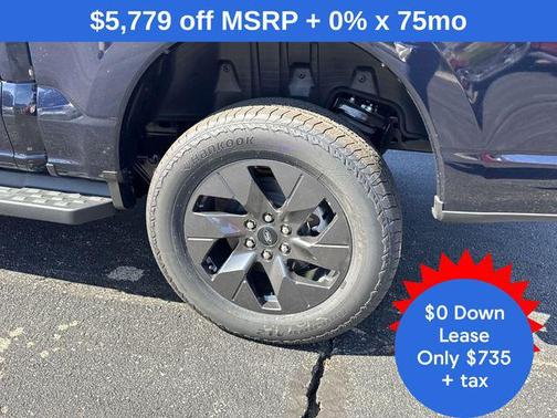 Antimatter Blue Metallic 2025 Ford F-150 Lightning Flash