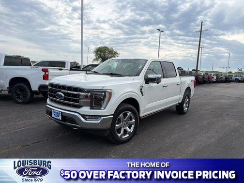 Star White Metallic Tri-Coat 2023 Ford F-150 Lariat