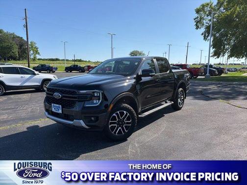 Shadow Black 2024 Ford Ranger LARIAT