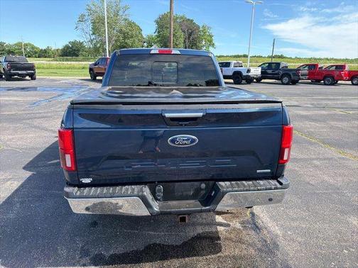 Blue 2018 Ford F-150 Lariat
