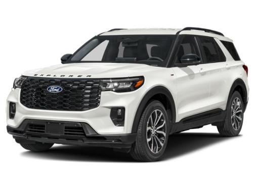 Star White Metallic Tri-Coat 2027 Ford Explorer ST-Line