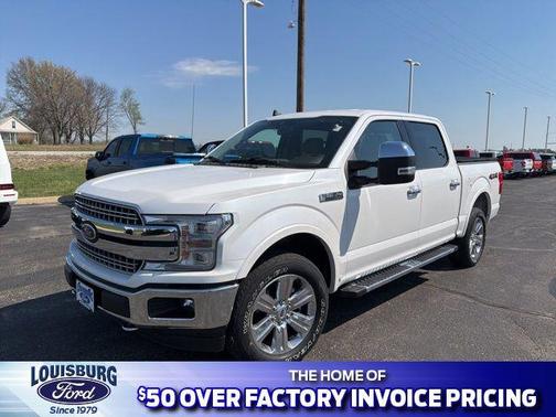 White Platinum Metallic Tri-Coat 2019 Ford F-150 Lariat
