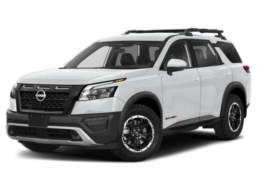 Glacier White 2024 Nissan Pathfinder Rock Creek 4WD