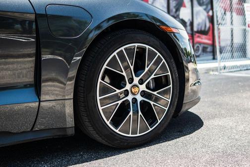 Volcano Grey Metallic 2021 Porsche Taycan Sedan 4D