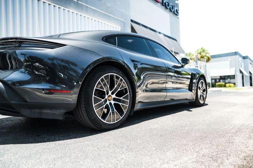 Volcano Grey Metallic 2021 Porsche Taycan Sedan 4D