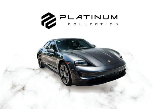 Volcano Grey Metallic 2021 Porsche Taycan Sedan 4D