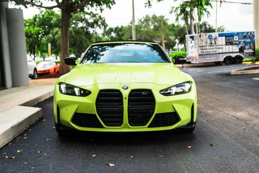 Yellow 2025 BMW M4 Competition xDrive