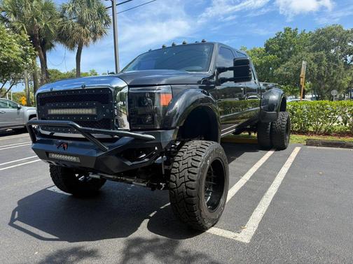 Black 2012 Ford F-450 Lariat