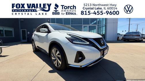 Pearl White Tricoat 2020 Nissan Murano SL Intelligent AWD