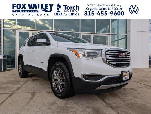 Summit White 2018 GMC Acadia SLT-1