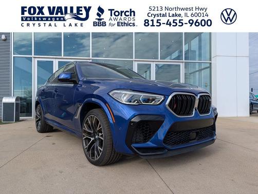Marina Bay Blue Metallic 2022 BMW X6 M Base
