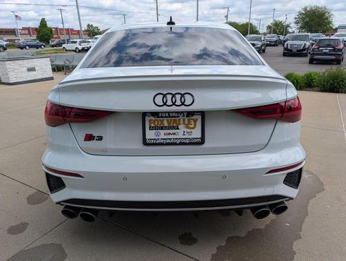 Glacier White 2023 Audi S3 Premium Plus TFSI quattro S tronic