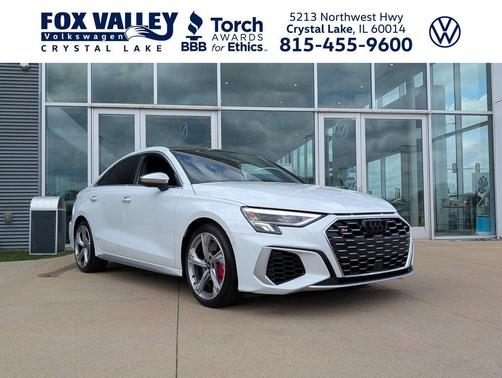 Glacier White 2023 Audi S3 Premium Plus TFSI quattro S tronic