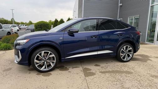 Blue Metallic 2023 Audi Q4 e-tron Sportback Premium 50 quattro