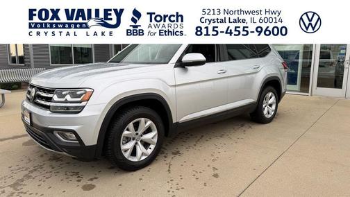 Reflex Silver Metallic 2018 Volkswagen Atlas 3.6L SEL