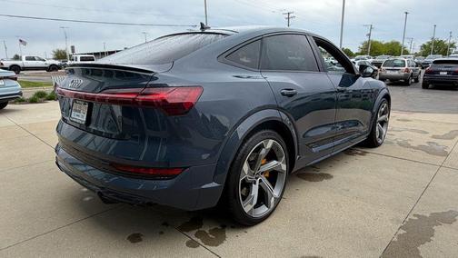 Blue Metallic 2023 Audi e-tron S Sportback Prestige quattro