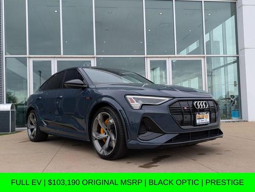 Blue Metallic 2023 Audi e-tron S Sportback Prestige quattro