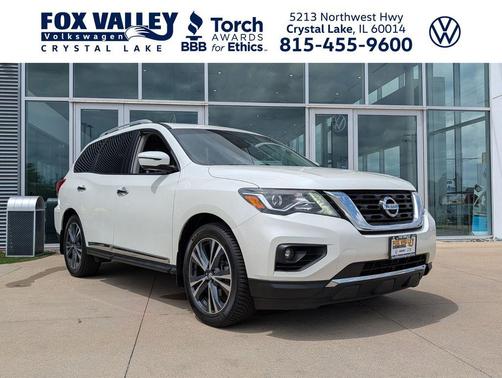 Pearl White Tricoat 2019 Nissan Pathfinder Platinum