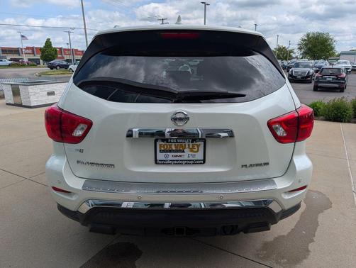 Pearl White Tricoat 2019 Nissan Pathfinder Platinum
