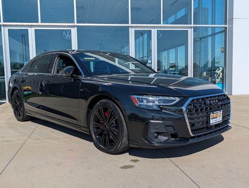 Gray Metallic 2023 Audi A8 L 55 TFSI quattro Tiptronic