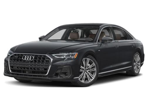 Gray Metallic 2023 Audi A8 L 55 TFSI quattro Tiptronic