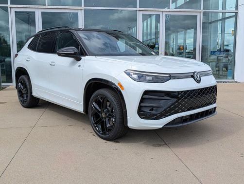 Opal White w/Deep Black Roof 2026 Volkswagen Tiguan 2.0T SE R-Line Black 4MOTION
