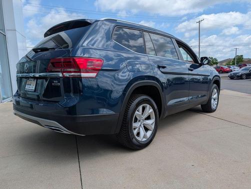 Blue Metallic 2019 Volkswagen Atlas 3.6L SE w/Technology