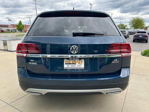 Blue Metallic 2019 Volkswagen Atlas 3.6L SE w/Technology