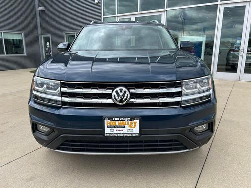 Blue Metallic 2019 Volkswagen Atlas 3.6L SE w/Technology