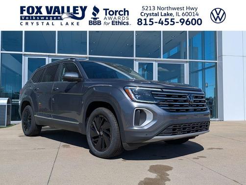 Platinum Gray Metallic 2024 Volkswagen Atlas 2.0T SEL