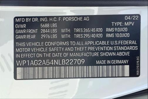 2022 Porsche Macan S