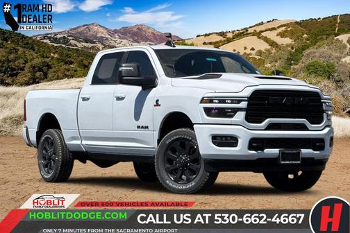 Bright White Clearcoat 2026 RAM 3500 Laramie Crew Cab 4x4 6'4' Box