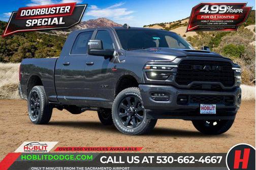 Granite Crystal Metallic Clearcoat 2026 RAM 3500 Laramie Mega Cab 4x4 6'4' Box