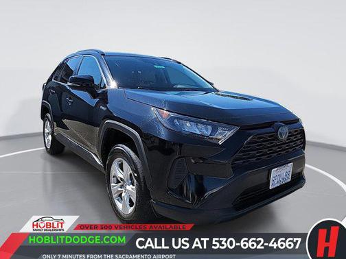 Midnight Black Metallic 2020 Toyota RAV4 Hybrid LE