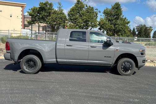 Ceramic Gray Clearcoat 2026 RAM 3500 Laramie Mega Cab 4x4 6'4' Box