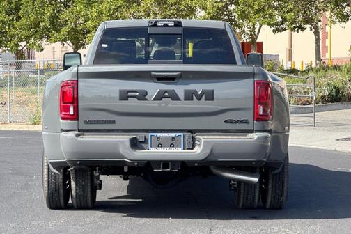 Ceramic Gray Clearcoat 2026 RAM 3500 Laramie Mega Cab 4x4 6'4' Box
