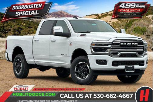Bright White Clearcoat 2026 RAM 2500 Laramie Crew Cab 4x4 6'4' Box